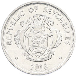 Монета 25 центов 2016 года Сейшелы