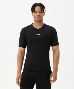 Футболка компрессионная судейская JOGEL PerFormDRY Referee Baselayer Tee SS, черный  фото 7