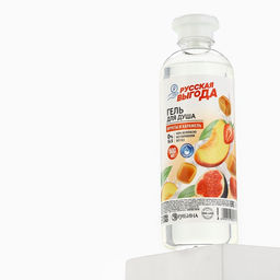 Цена за 2 шт. Гель для душа РУССКАЯ ВЫГОДА, 500 мл, аромат фруктов и карамели