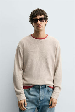 TEXTURED RELAXED FIT SWEATER - Zara фото 2