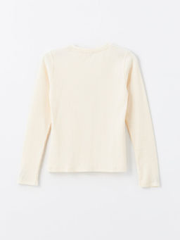 Bisiklet Yaka K?z ?ocuk Ti??rt