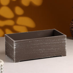 Кашпо деревянное Прованс 23х12,5х9 см Коричневый