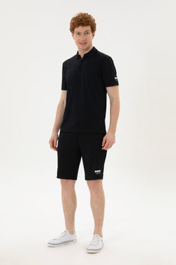 Мужские черные трикотажные шорты - U.s. polo assn фото 9