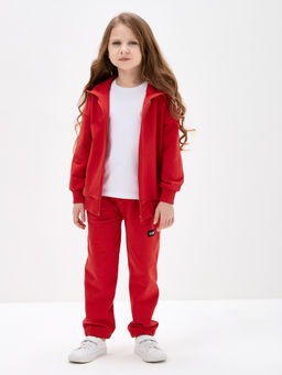 Красная толстовка для девочки - Kogankids фото 28