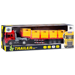 Машина "Грузовик с контейнерами" 1:24 (свет,звук) в коробке