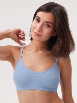 Топ на тонких бретелях в рубчик - My фото 54