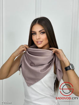 Женский однотонный платок