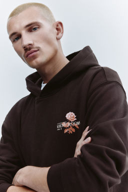 Sudadera con motivo y capucha Relaxed Fit - H&m фото 10
