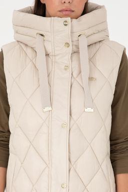 Женский кремовый жилет - U.s. polo assn фото 6
