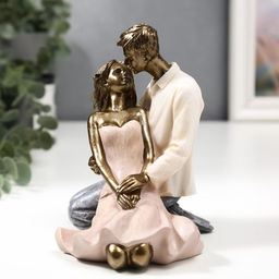 Фигурка полистоун «Влюблённая пара: близость», 14×10×12 см