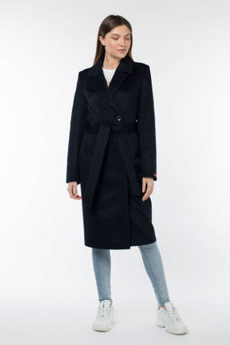 Пальто женское демисезонное (пояс) - El podio фото 4