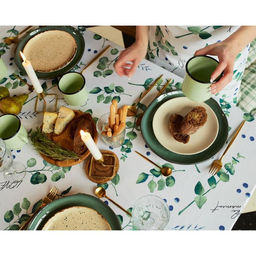 Скатерть Этель Eucalyptus 146х110см, 100%хл, саржа 190 гр/м2  фото 9