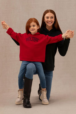 U. S. Polo Assn Красная толстовка с капюшоном для девочки - U.s. polo assn фото 10