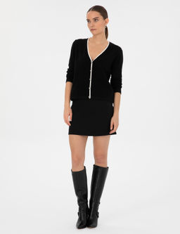 Siyah Slim Fit Triko H_rka - Pierre cardin фото 4