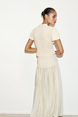 CHAQUETA ESTRUCTURA PUNTO / Crudo - Zara фото 6