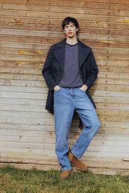 %100 Pamuk Baggy Fit Jean Pantolon
