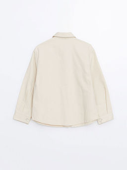 Basic Uzun Kollu K?z ?ocuk G?mlek Ceket - Waikiki фото 3