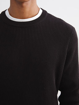 Bisiklet Yaka Erkek Triko Kazak