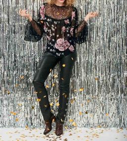 Блузка, черно-розовая - Heine фото 5