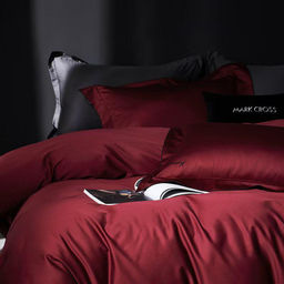 КПБ Mency Winni Mark Cross Бархатный сатин MENWMC009 2 спальный