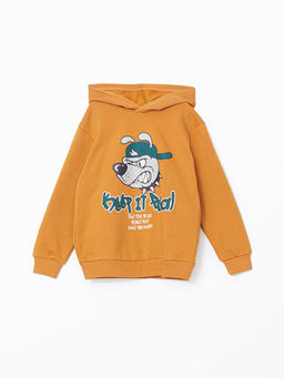 Kap??onlu Erkek ?ocuk Kal?n Sweatshirt