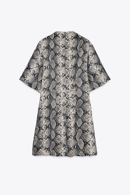 ANIMAL PRINT MINI DRESS - Zara фото 8