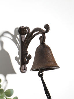 Колокол сувенирный чугун "Растительный узор" 10,5х11,8х7 см