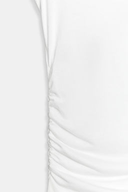 TOP FRUNCES LATERALES / Blanco roto - Zara фото 7