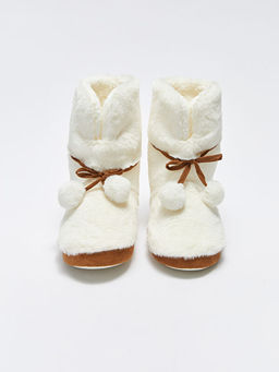 Ponpon Detayl? Pel?? Kad?n Ev Botu - Waikiki фото 3