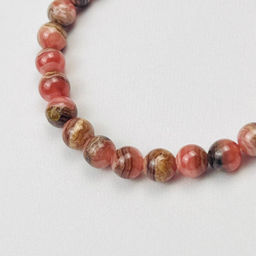 Браслет мужской из Родохрозита - Радуга самоцветов фото 3