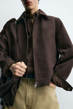 CROPPED FIT JACKET - Zara фото 5