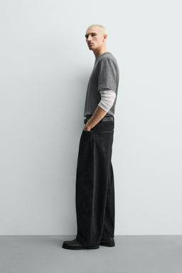 PANTAL?N BARREL FIT / Negro - Zara фото 4