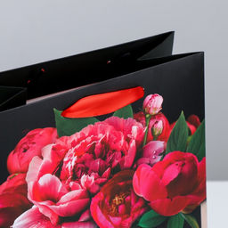 Цена за 2 шт. Пакет подарочный ламинированный, упаковка, «Цветочные чувства», S 12 х 15 х 5.5 см