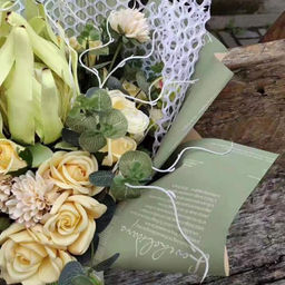 Цена за 20 шт. Пленка матовая для цветов Новости Love, бургунди/вишня, 60 х 60 см - UPAK LAND фото 14