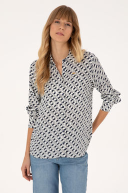 Kad_n Lacivert Uzun Kollu G_mlek - U.s. polo assn фото 3