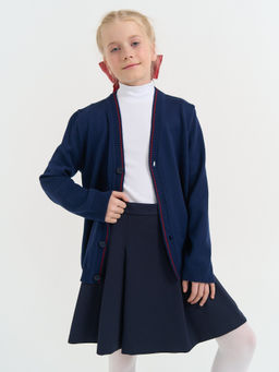 Юбка со складками Синяя 7+ - Bungly фото 8