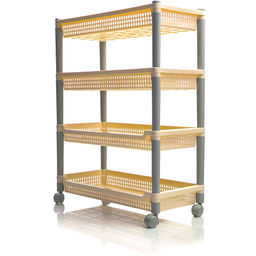 Этажерка узкая 4-полки Флер арт. С384 - Bella Cucina фото 2