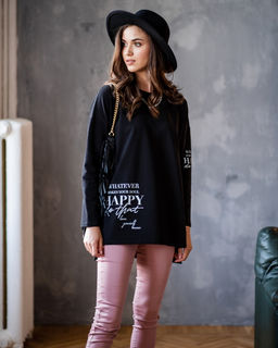 Лонгслив из футера с печатью LPP005 - Sahar art lab фото 6