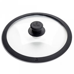 Крышка стеклянная д26см, жаропрочное стекло, силиконовый обод, силиконовая ручка, пароотвод, TalleR (Китай)