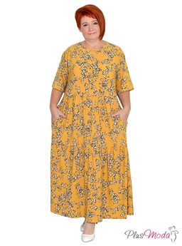 Платье Модель №1117 размеры 44-84 - Plusmoda фото 2