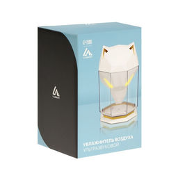 Увлажнитель воздуха Luazon HM-12 «Волк», ультразвуковой, 650 мл, 2 Вт, погружной, USB, чёрный