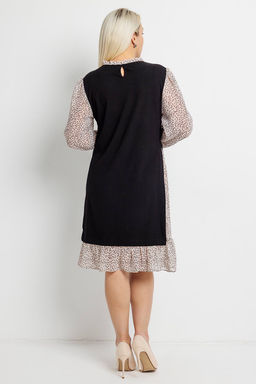 Платье женское 6165/08/Черный, бежевый - Rise фото 2