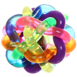 Цена за 3 шт. Игрушка - мячик для кошек и собак средних и мелких пород "БЕГИ ЛОВИ", d-6.2см (лейбл)