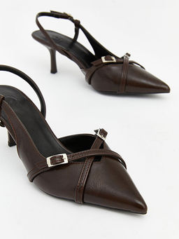 Sivri Burunlu Kad?n Topuklu Ayakkab?