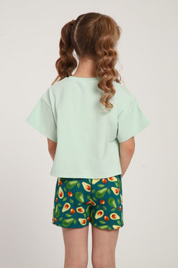 Пижама для девочки ПД-019-073 Кот Новый год