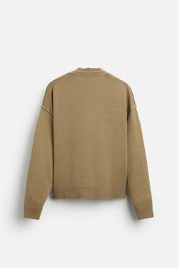 DOUBLE LAYERED V-NECK SWEATER - Zara фото 7