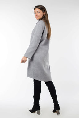 01-10149 Пальто женское демисезонное (пояс) - El podio фото 5