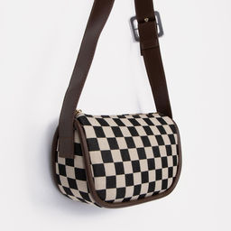 Сумка-кросс-боди на молнии, цвет бежевый/коричневый - Simaland фото 2