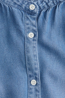 Blusa denim con volantes - H&m фото 3