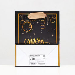 Цена за 12 шт. Пакет ламинированный Волшебный Merry Christmas 11,5 х 14,5 х 6 см - Simaland фото 4